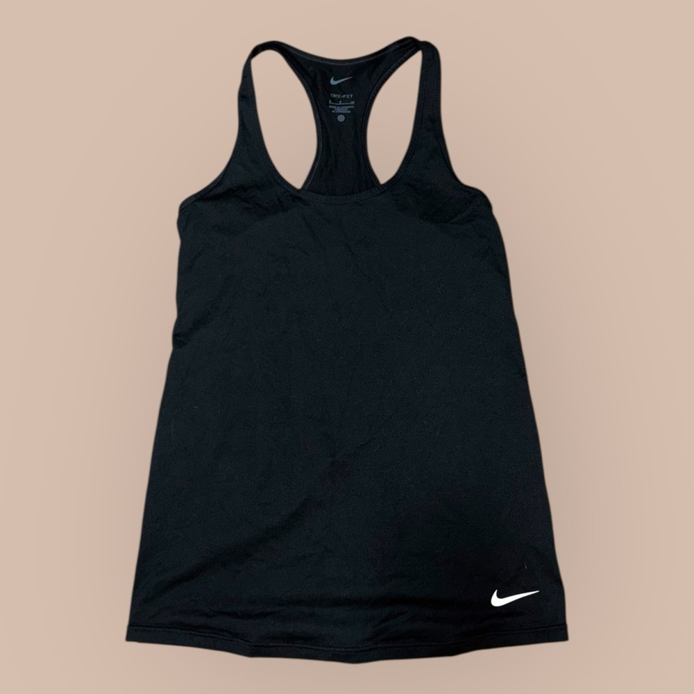 Nike Women's Black Maternity Racerback Tank Top